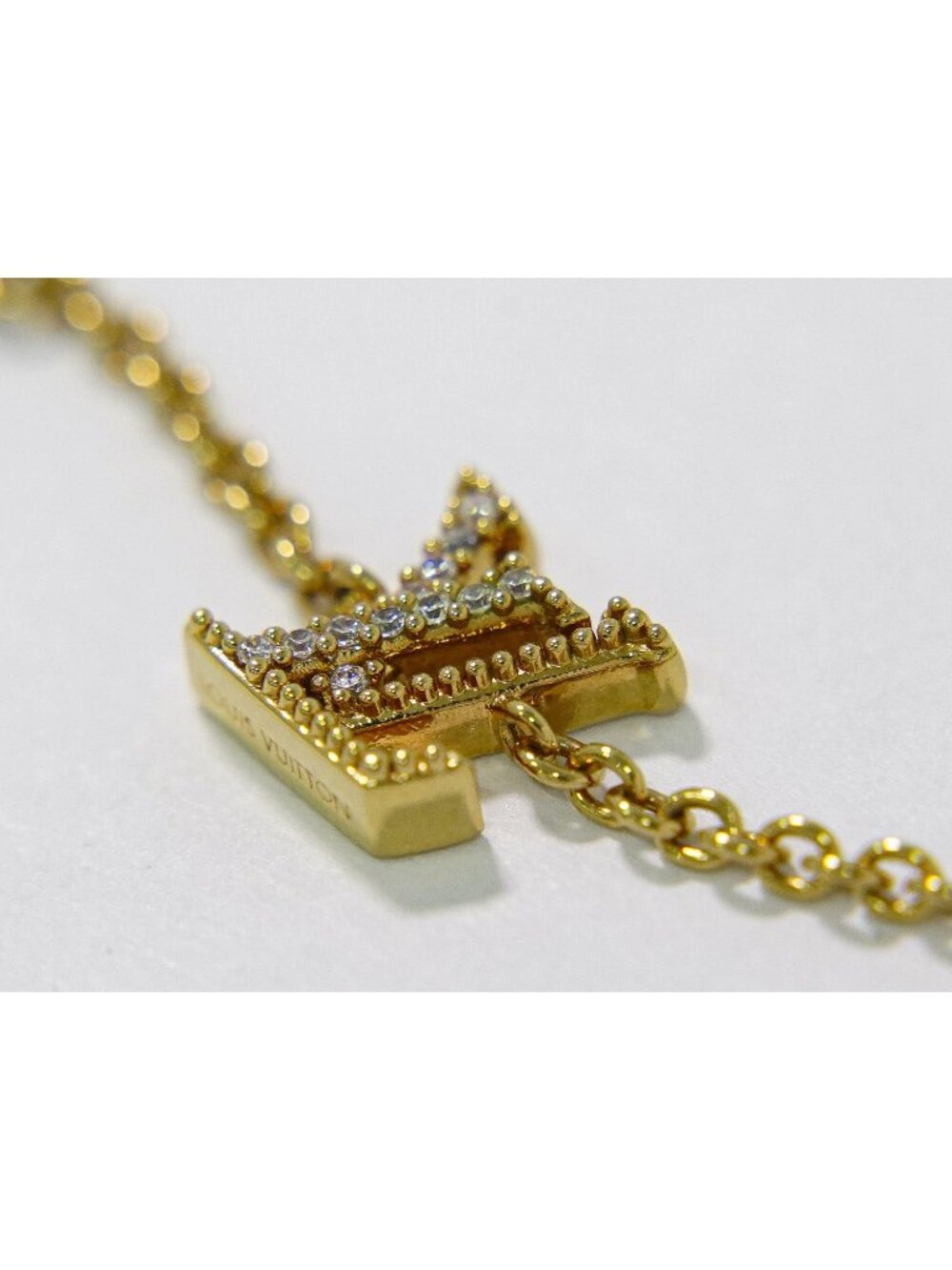 Louis Vuitton Bracelet LV Iconic Line Stone Gold Plated - Picture 3 of 9